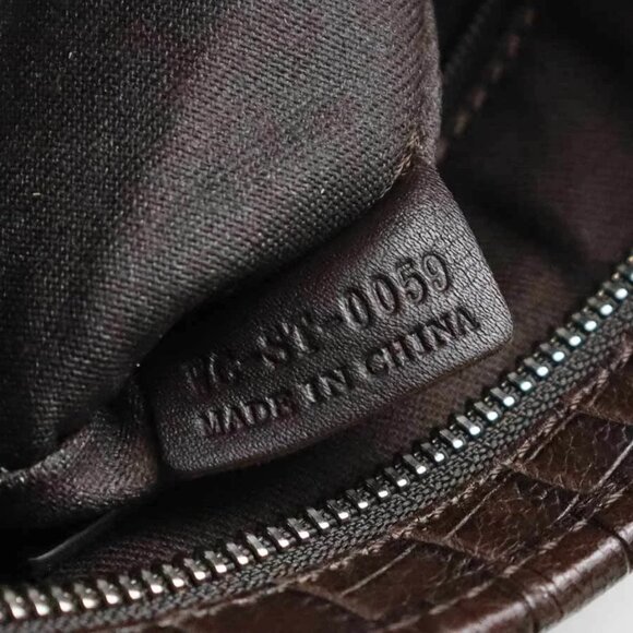 CELINE Macadam Crossbody Shoulder Bag Dark Brown Canvas/Leather - Picture 11 of 14